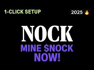 🚀 Nockchain Mining Setup in 1 Click | Earn $NOCK with This CLI Miner (Full Guide)