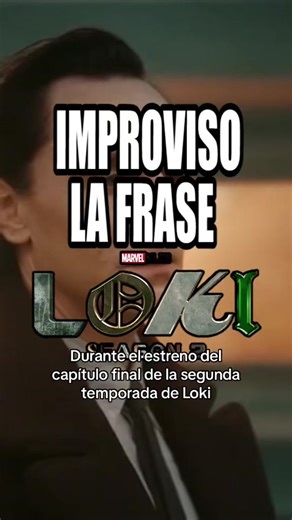 El actor #tomhiddleston improviso el ultimo dialogo en el capitulo final de la segunda temporada de #loki #lokiseason2