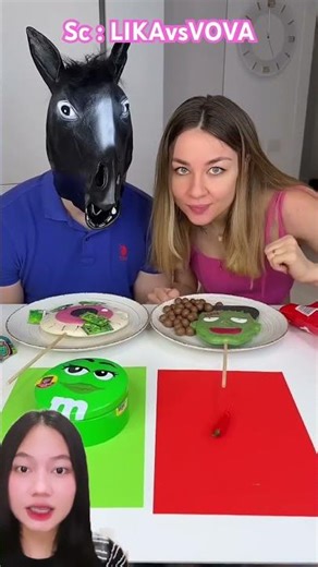 Green or red color⁉️ LIKAvsVOVA