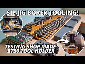 Our SIP Jig Borer Tooling Collection! | Testing Shop Made BT50 Tool Holder