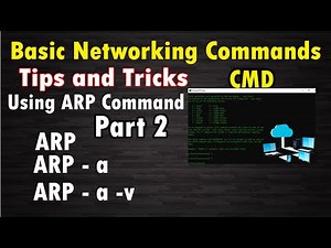 CMD How to Use ARP Command in CMD Hindi Part 2 (2021)