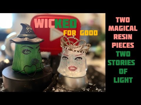 Wicked For Good ✨ Two Magical Resin Pieces, Two Stories of Light
