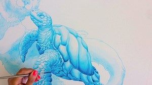 327K views · 5.3K reactions | Sea Otter and Turtle painted with Dr Ph. Martin’s Hydrus liquid watercolours on cold press watercolour paper. Full materials list in the video description on YouTube, link in the comments below! If you enjoy watching my videos, please consider making a small donation via my patreon page over here - https://www.patreon.com/sanjanas_art Thank you for watching this video! | Sanjana's Art | Facebook