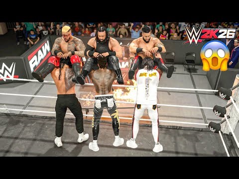 WWE 2K26 - OG Bloodline vs New Bloodline at Monday Night Raw | Gameplay