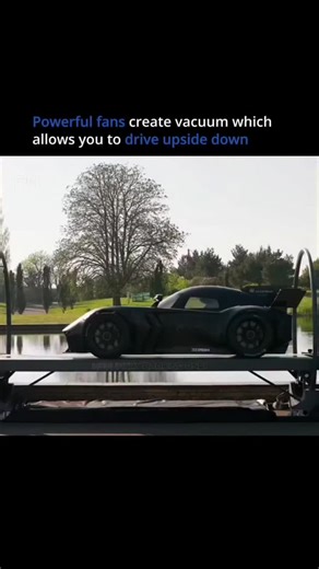 Tech | AI | Future on Instagram: "The McMurtry Spéirling isn’t just fast—it can drive upside down. Nicknamed the “Fan Car,” it uses powerful fans to pull air from underneath, creating a vacuum that generates about 2,000 kg (4,400 lbs) of downforce. That’s double the car’s own weight, which is only around 1,000 kg (2,200 lbs). This extreme downforce allows the car to grip surfaces and defy gravity, pushing automotive engineering to its limits. Follow @pixelnation for more breakthrough automotive,