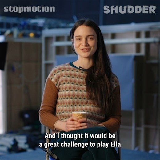 Aisling Franciosi shares how STOPMOTION uniquely combines stop-motion animation and live action in a way you've never seen before. Stream it anytime on Shudder. | Shudder