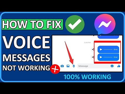 How To Fix Facebook Messenger Voice Messages Not Working
