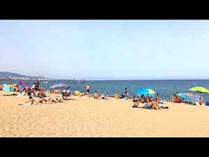 Coco Beach Walk in Badalona - Barcelona Spain