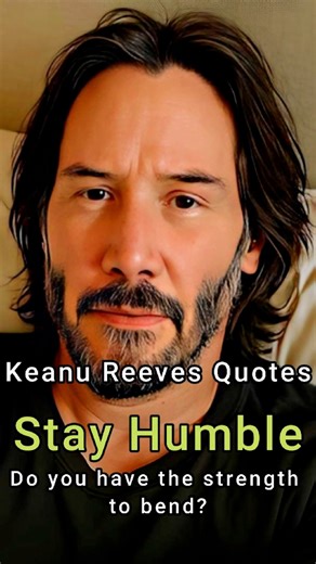 Humility isn’t thinking less of yourself — it’s understanding yourself more deeply.” – Keanu Reeves 🌿 True strength isn’t always loud. It isn’t about proving, winning, or standing above others. Real strength is quiet. It listens more than it speaks, learns more than it argues, and understands more than it judges. Humility gives you clarity, grounds your confidence, and keeps your heart open to wisdom. The humble aren’t weak — they’re the ones strong enough to grow, to adapt, to rise without arr