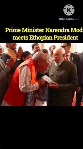 Prime Minister Narendra Modi meets Ethopian President #shorts #modi #yt