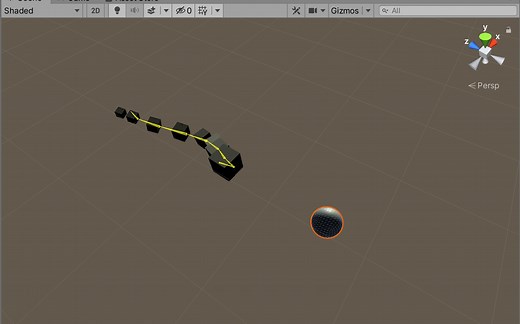 Animation Rigging阻尼约束器制作程序化动画
