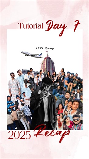 Vishal Singh Rajput on Instagram: "Day 7 | 2025 Recap Tutorial 🛫 Comment “App” to get the link 🔗 Day 7 of tutorial Series | How to make trending intro for 2025 recap video | 🔥 #recap2025 #capcuttutorial #capcutedit #editingtutorial"