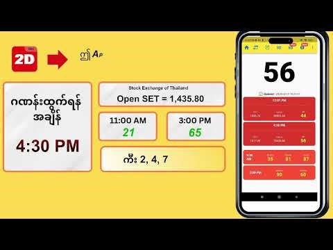 (19.3.2026) ညနေ (04:30 PM) 2D3D Live တိုက်ရိုက်