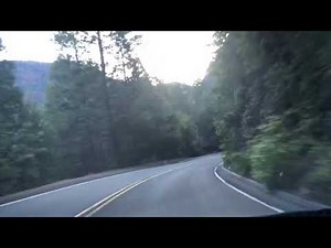 Driving Thru Yosemite’s Wawona Tunnel at Sunrise