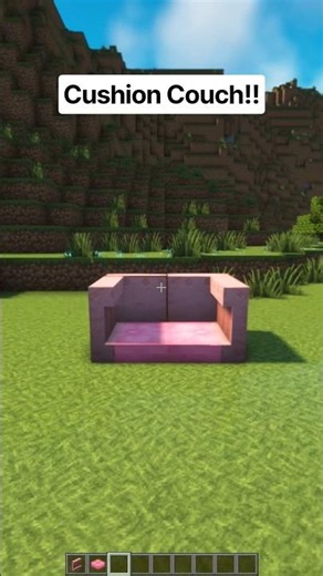 Minecraft Cushion Couch🛋️ #shorts #minecraft #gaming