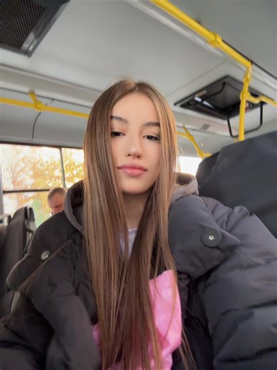 Experience Bus Rides with Brown Hair Fashion
