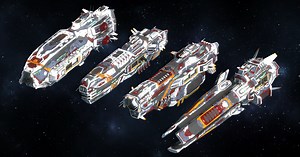 Spaceship Capital Ship Collection III | 3D Space | Unity Asset Store