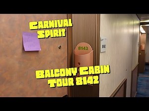 Carnival Spirit Cabin 8142 Room Tour