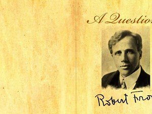 "A Question" by Robert Frost (Poetry Reading)