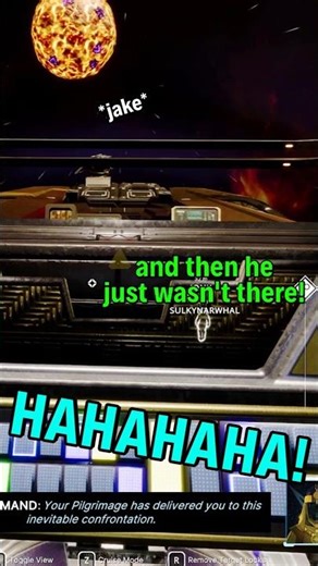 Watch how fast he vanishes!