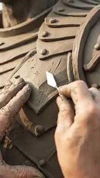 Old Artist Sculpting Thanos from Clay | Satisfying Sculpture Art (Viral Short) #shorts_#marvel