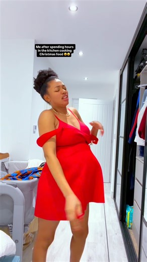Olivia Chukwu on Instagram: "Me after spending hours in the kitchen cooking Christmas food 😩🥱"