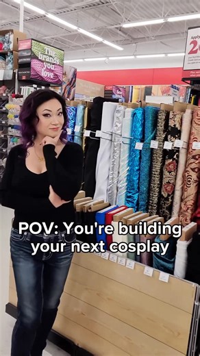 Yaya Han on Instagram: "POV: you’re planning your next cosplay and the @michaelsstores fabric aisle understands the assignment! More styles from my Yaya Han Cosplay Fabrics collection have officially landed at @michaelsstores - from metallic stretch fabrics and unique textures made for real wearability and the most luxurious brocades to inspire your wildest cosplay fantasies! All costume pieces in the video are made by me using items from THIS collection! Just in time for the 2026 convention sea