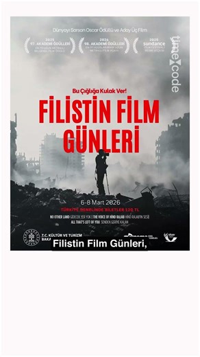 Filistin Film Günleri başlıyor
