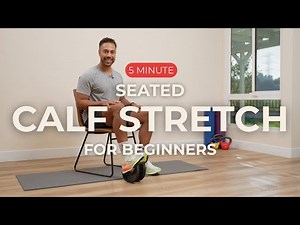 5 Minute Seated Calf Stretch for Beginners | Release Tension and Increase Flexibility