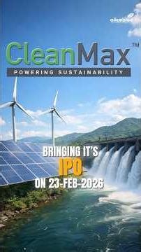 Clean Max Enviro Energy IPO Overview | Upcoming IPO 2026