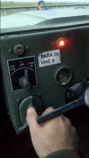 How to start a Humvee (HMMWV) #Army #Marines # HMMWV #FreeVehicle #militarymuscle #offroad