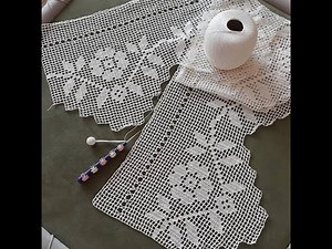 How to Filet Crochet A Curtain Panel or a Bedspread Part 1