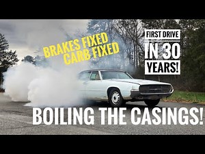 First time on the road in over 30 years 67 thunderbird 390