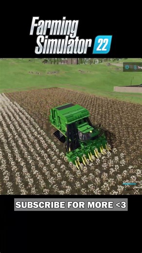 Cotton Harvesting 🌾 | Farming Simulator 22 #farmingsimulator22 #fs22gameplay #fs22mods #fs22 #ls22