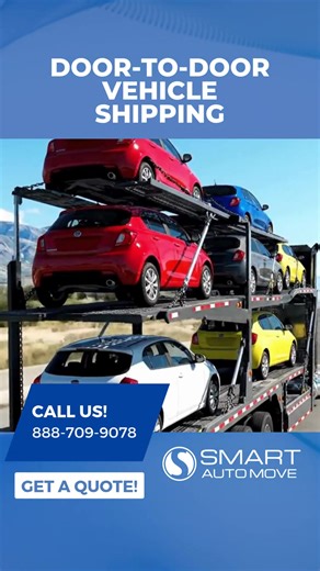 🚗 Door-to-Door Vehicle Shipping Made Simple. From your driveway to your destination—safe, secure, and stress-free transport every time. 📞 888-709-9078 🌐 smartautomove.com #SmartAutoMove #CarShipping #AutoTransport #DoorToDoorService #NationwideTransport #CarDelivery