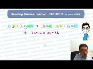 How to balance HI + H2SO4 = H2S + I2 + H2O
