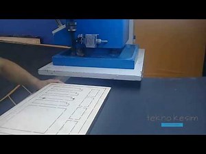 How to Cut Eva Foam with Die Cut Mechine / Tekno Kesim