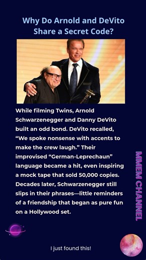 Why Do Arnold and DeVito Share a Secret Code?