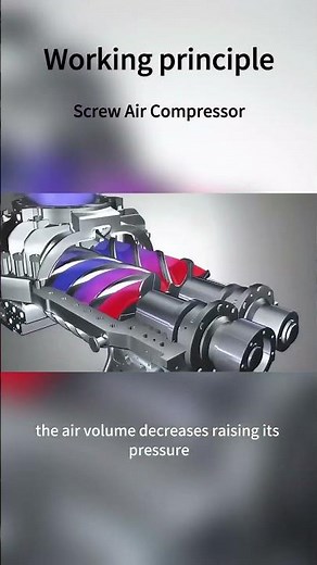 How a Screw Air Compressor Works (In a Nutshell)