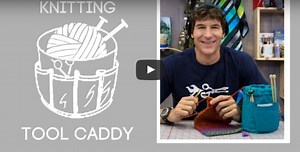 Make a custom craft caddy - free pattern and video - Sew Modern Bags