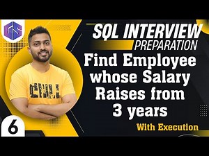 Employee 👨‍💻 whose Salary 🤑 continuously Raises from 3 years | SQL INTERVIEW QUERIES
