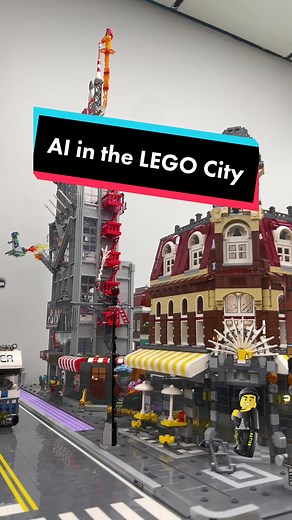 Exploring LEGO City with AI Filter