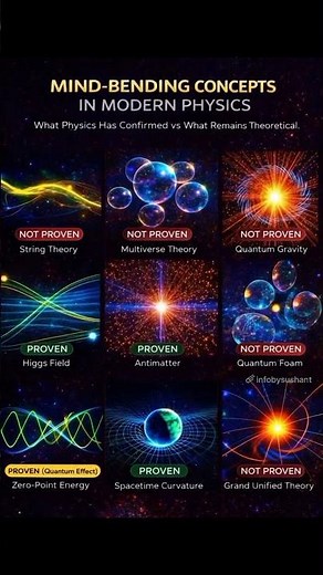 Proven vs Theoretical Physics