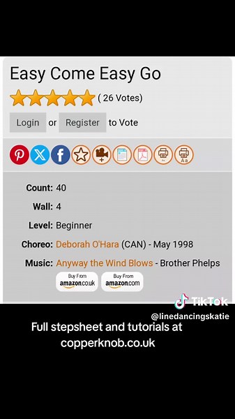 Easy Come Easy Go Line Dance Tutorial for Beginners