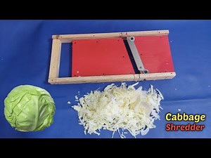 How to Make a Cabbage Slicer Machine !! DIY Cabbage Shredder Machine @TM Makers