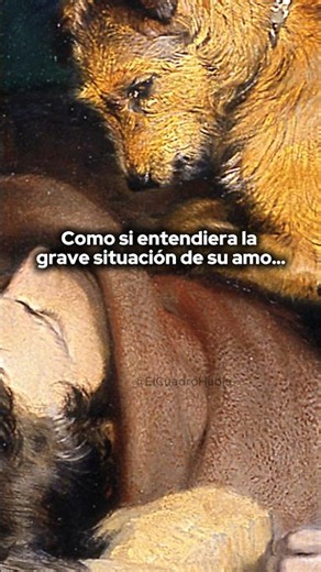 El perro no quiso abandonarlo #historiadelarte #emotional