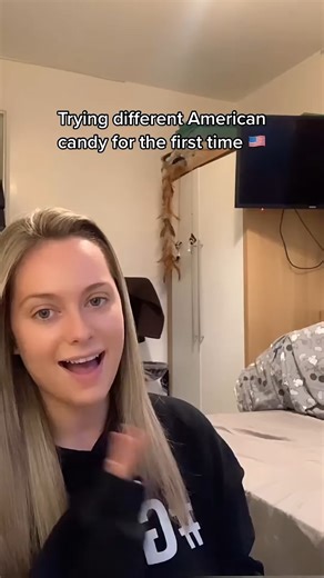 British Me Trying American Candy 🇺🇸🍬 Watch a Brit taste-test classic American sweets — reactions are priceless! #CandyChallenge #AmericanFood #AmericanCandy #BritishReaction #TasteTest #CandyLover #Foodie #SweetTooth #ViralVideo #FunnyReactions #SnackTime #TrendingNow | Dawn Farmer