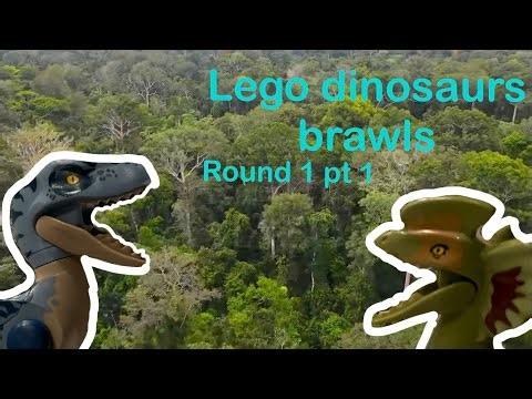 Lego Dinosaurs Brawls Round 1 pt 1 (Raptor vs dilophosaurus￼)