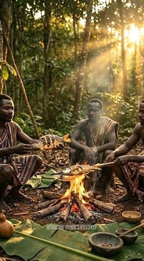 Ancient Cooking: Hadzabe Open Fire Survival