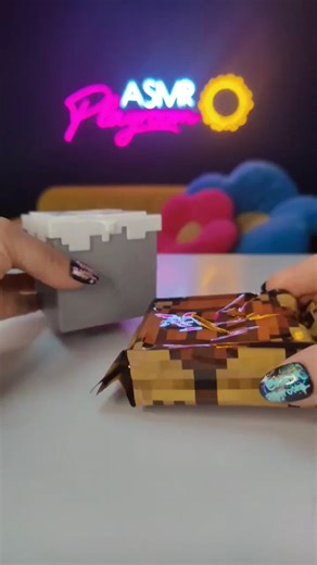 19 reactions | Minecraft Treasure X Cliffs and Caves ⛏️ #asmr #treasurex #minecraft | ASMR Playroom | Facebook